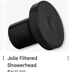 The Jolie Filtered Shower head Black 