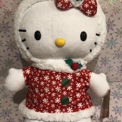 Hello Kitty Christmas Greeter Red Snowflake Dress