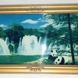 Art of two Pandas