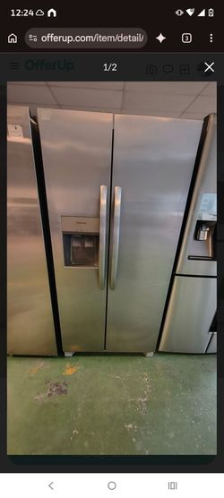 Side by Side Refrigerators Available
