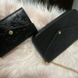 Small Shoulder Purse With Matching Wallet