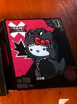 Hello kitty godzilla