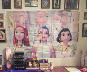 KPOP Demon Hunter birthday decorations