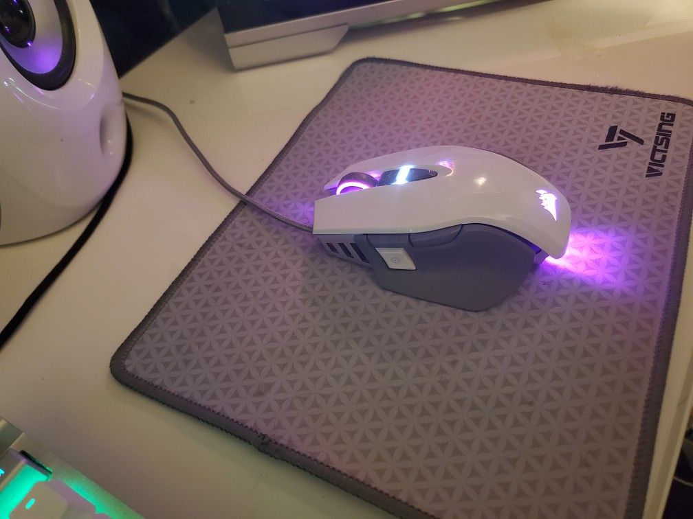 Corsair M65 RGB Elite Tunable FPS Gaming Mouse - White