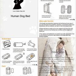 WROS Human Dog Bed 