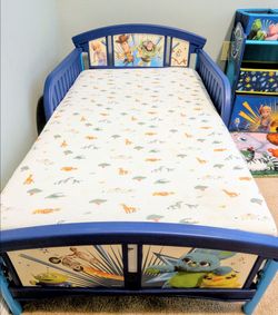 Toy Story Toddler bed and Toy Box - $75