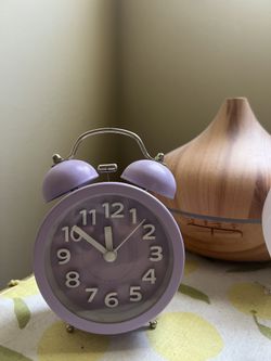 Vintage Purple Clock 