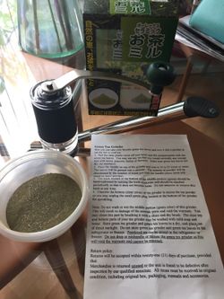 Green Tea Grinder