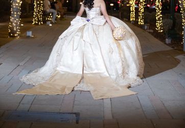 Quinceñera Dress with fun dress and boots