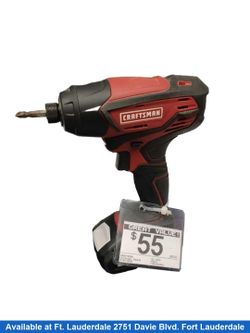 Craftsman 125.id20a Red Cordless Impact Drill