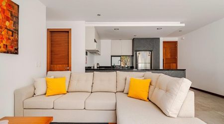 Beige L-Shaped Sectional Sofa