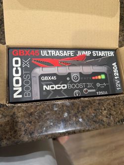 (Scrap parts or not working) NOCO Boost X GBX45 Jump Starter 1250A