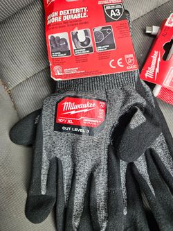 Milwaukee Cut Level 3 High Dexterity Work Gloves - New