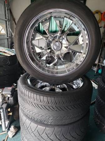 22" Ferraci Chrome wheels 6X140mm/5.5"