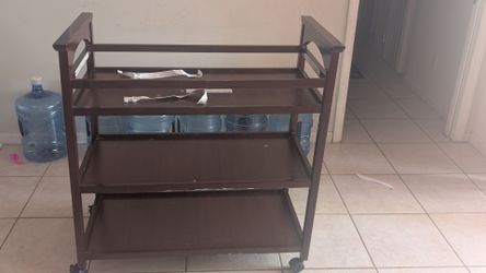 Baby changing table wooden