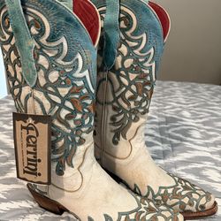 Ferrini leather cowboy boots