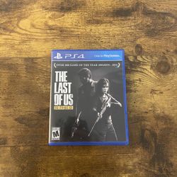 PlayStation 4 the Last of US Remastered 2018 Original Disc And Case, Want Gone!