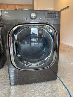 LG Ultra-Large Smart Dryer - Charcoal / Black Stainless Steel