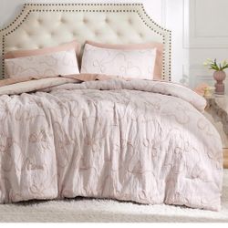 Queen Comforter Set, GentleSoftM 3 Pieces