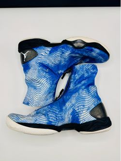 Air Jordan 28 size 11 Color Pack - Blue Camo 584832-401 used excellent condition