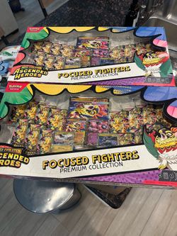 Focused Fighters Premium Collection Pokemon set of 2🔥🔥🔥