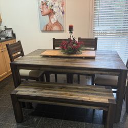 Wood Kitchen Table