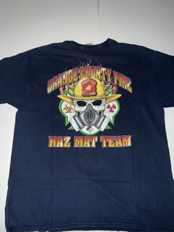 Orange County fire Haz Mat Team tee shirt