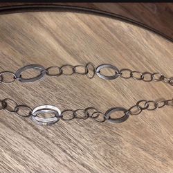 Steel Design Stainless Steel Chain Hoop Necklace/ Belt