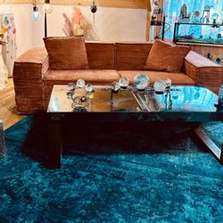Loveseat Sofa Plus Ottoman 