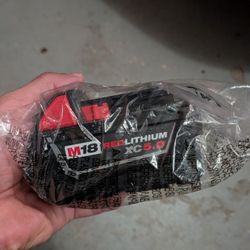 Milwaukee M18 RED LITHIUM XC 5.0Ah 18V Battery 