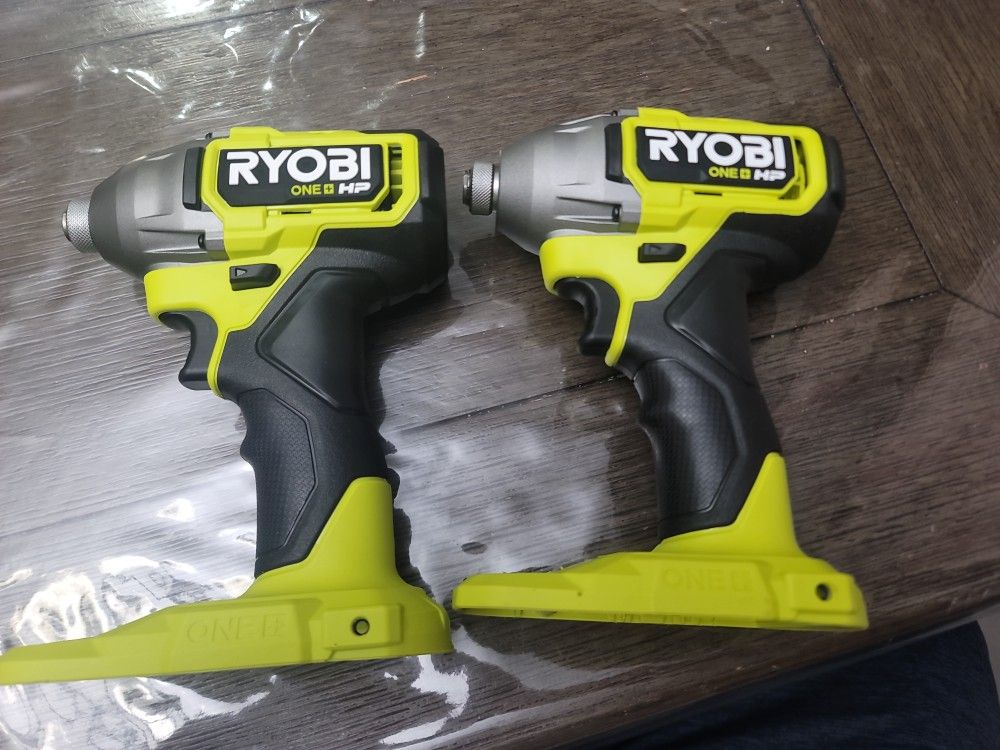 RYOBI 18V ONE +HP BRUSHLESS IMPACT DRIVER NEW $70 EACH