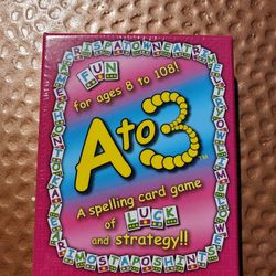 A To 3 Card Game, New