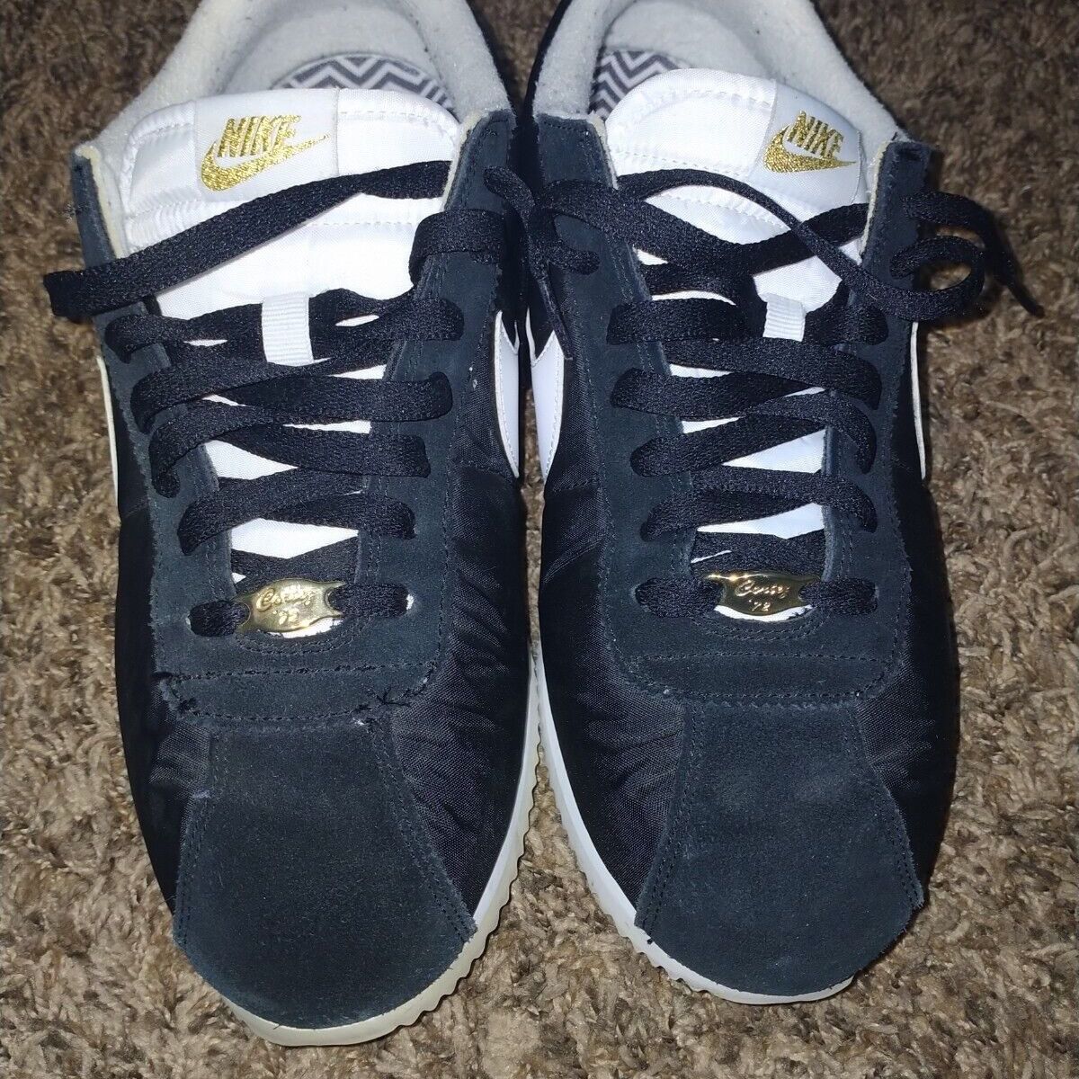Nike Cortez Basic Nylon Compton Black White 2017 for Sale in Flagstaff AZ OfferUp