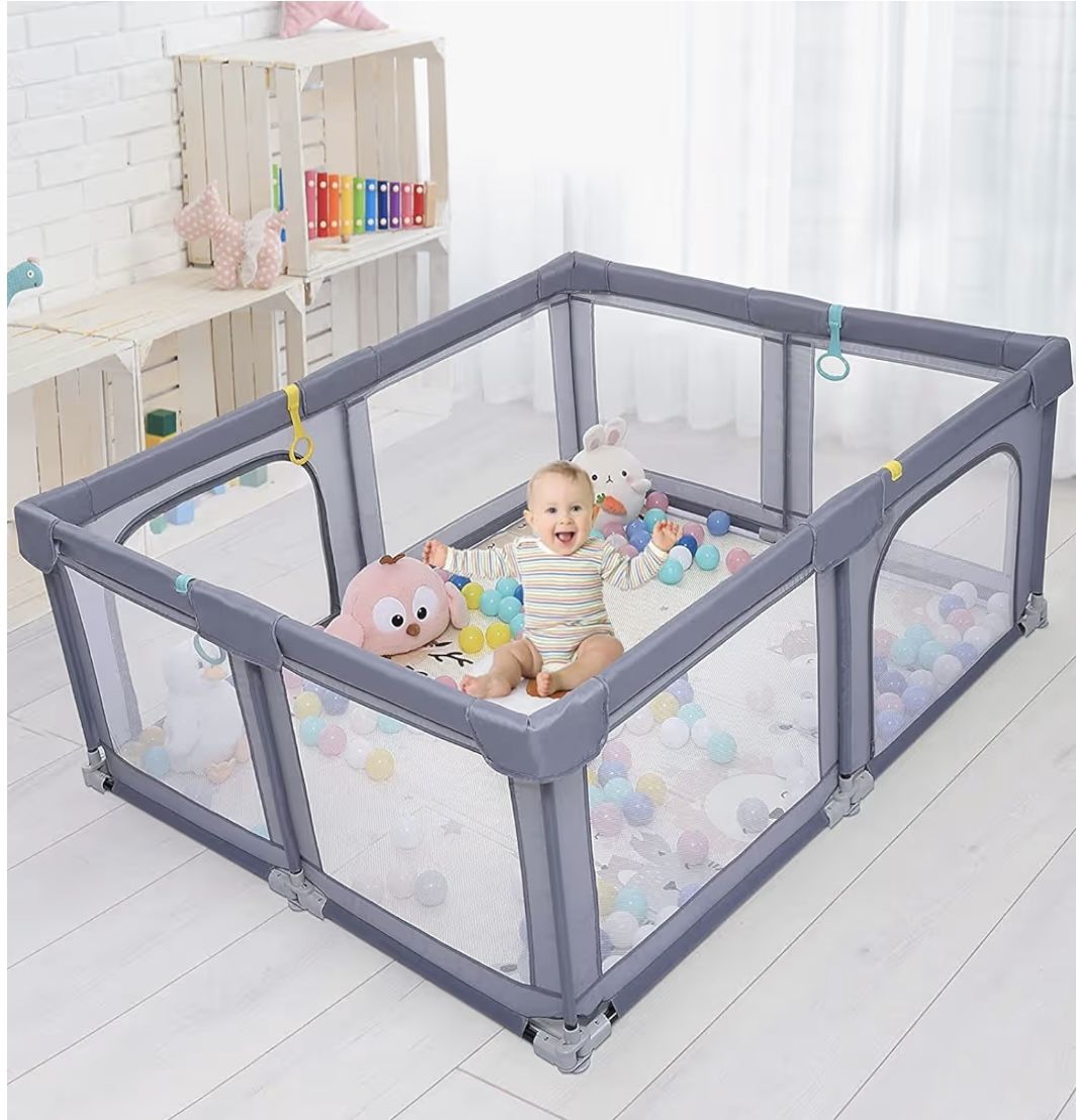 Baby Playpen, Extra Large for Toddlers