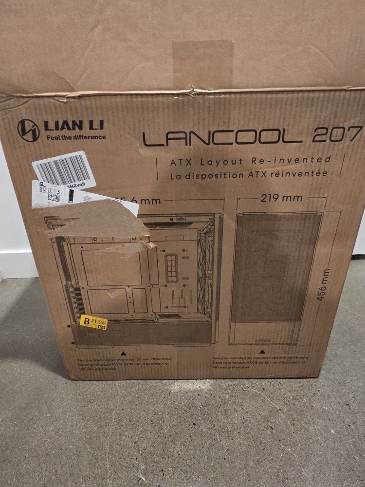 LIAN LI LANCOOL 207 Compact ATX *New*