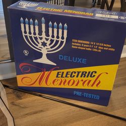 Deluxe Electric Menorah