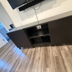 Black Wood Media Console