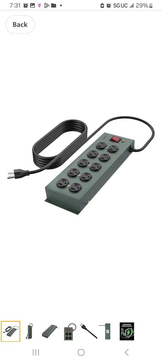 Belkin Metal Power Strip Surge Protector