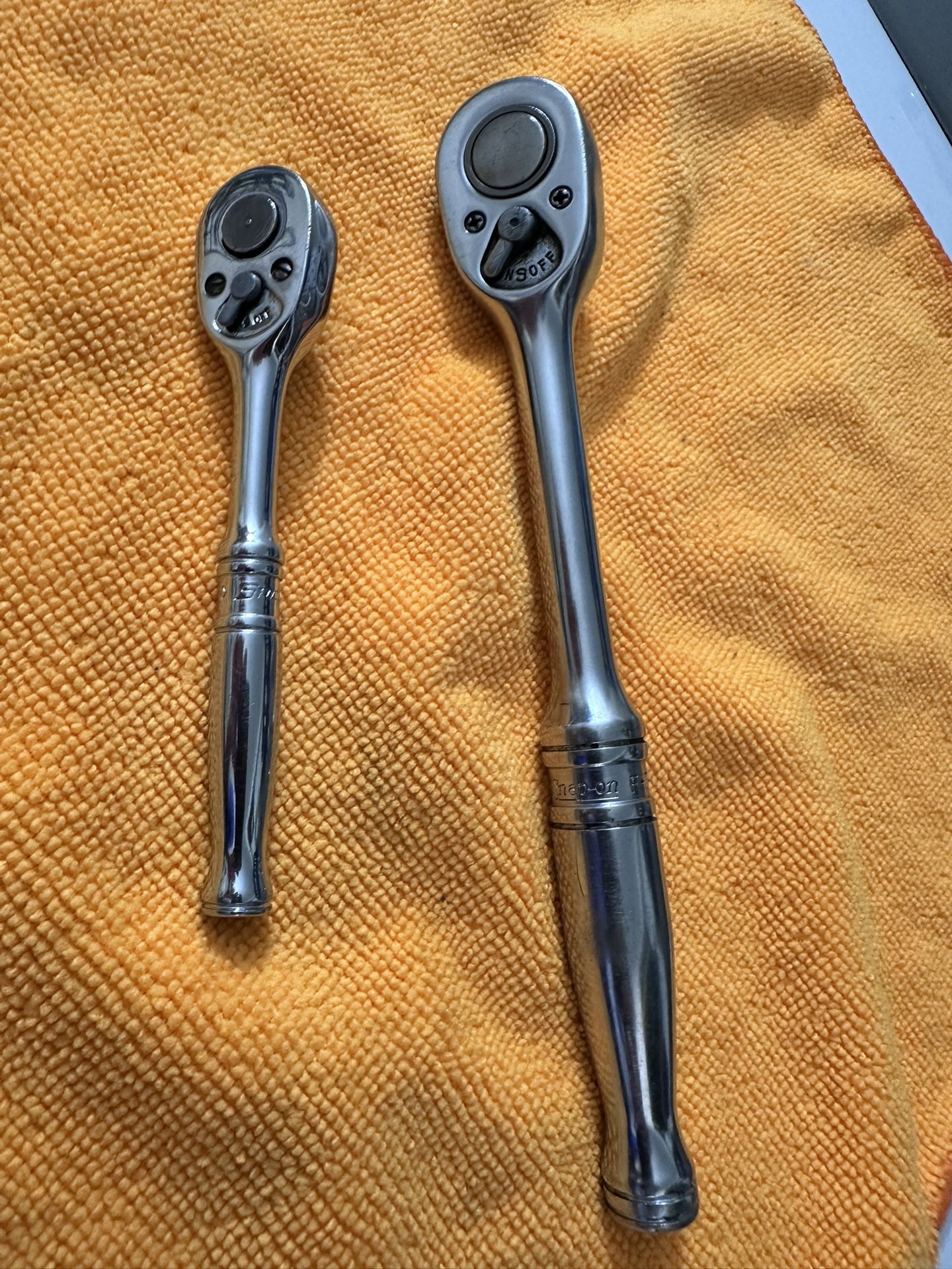 Snap-On Ratchets 1/4 and 3/8