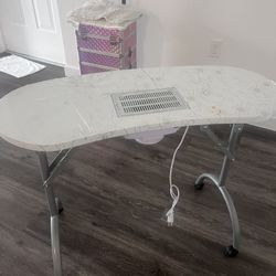 Mesa De Manicure Con Extractor 