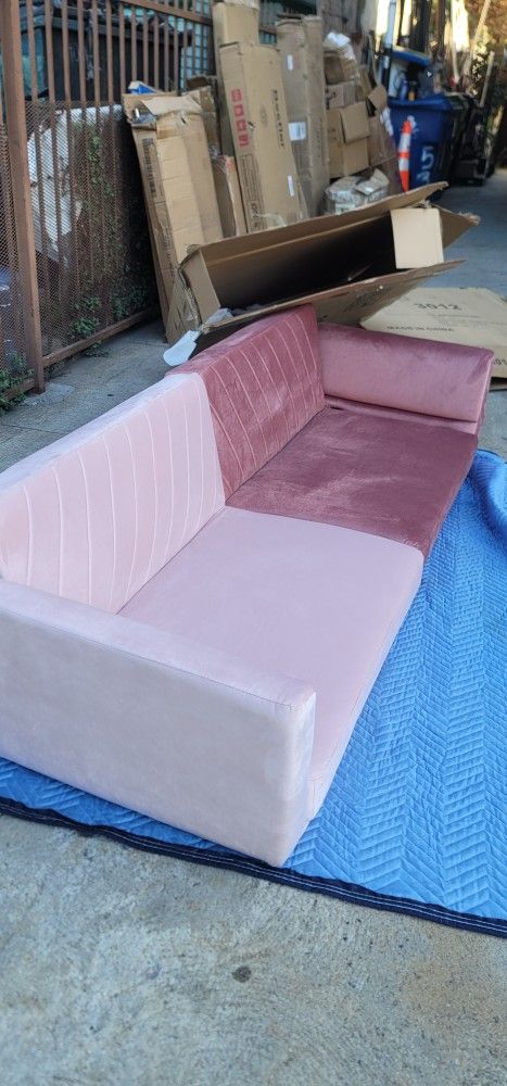 2 Color Pink Convertible Custom Futon Can Make A Bed Really Nice Legs And Screws Included On Box New