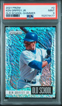2021 Panini Prizm Ken Griffey Jr. Old School Shimmer 7/7 PSA 9 MINT RARE