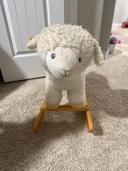 Plush Lamb Rocking Toy for Toddlers