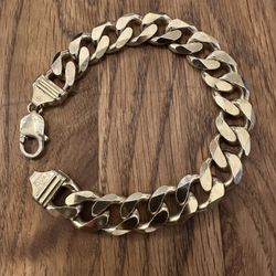 Sterling Silver Chunky Heavy Bracelet 