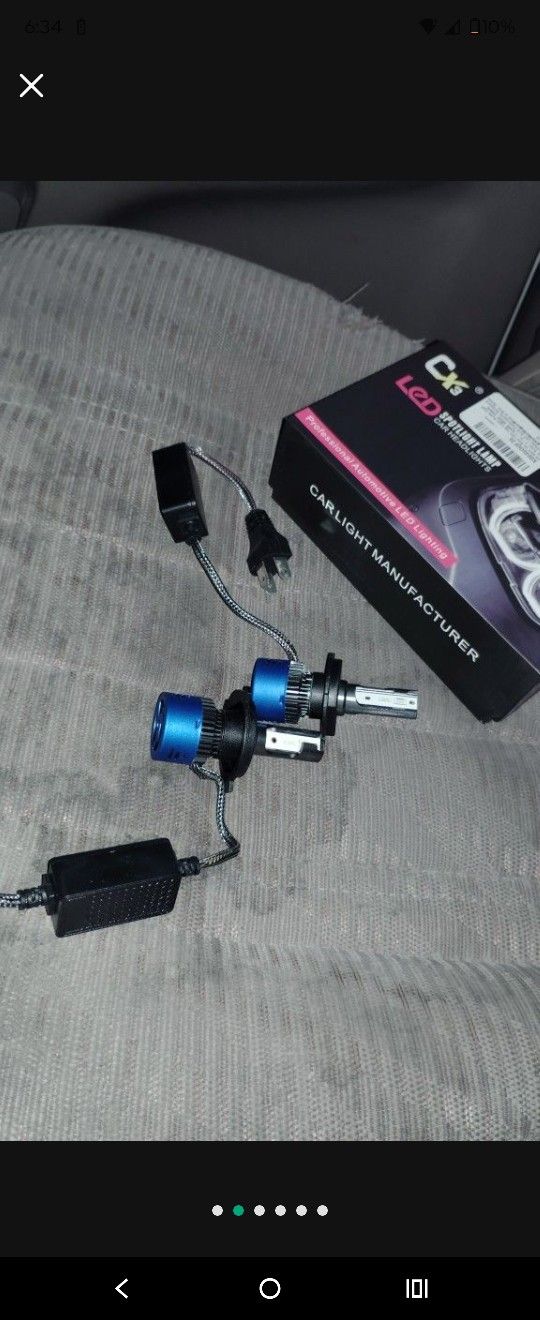 H4 Led Bulbs Super Bright Deep Blue White And Flash