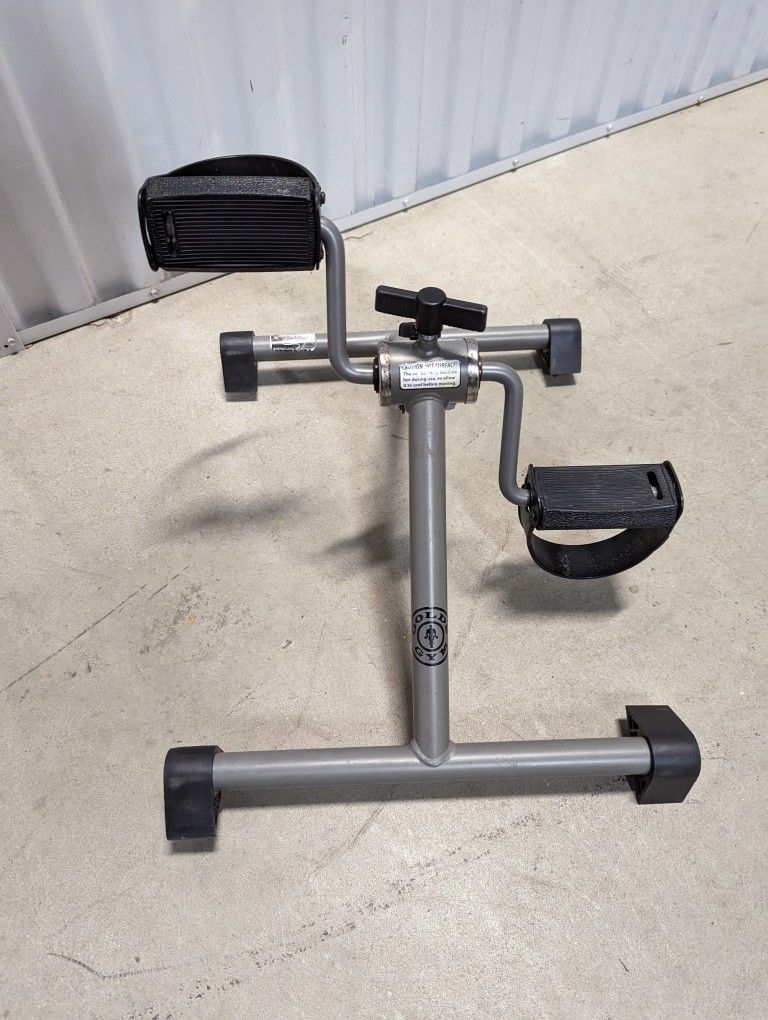 gold's gym stationery, peddler foldable compact exercise medical under desk bicycle