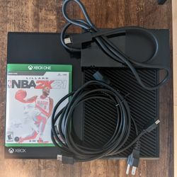 Xbox One 500GB Console, 1540 - Tested & Working, Console & Cables, No Controller