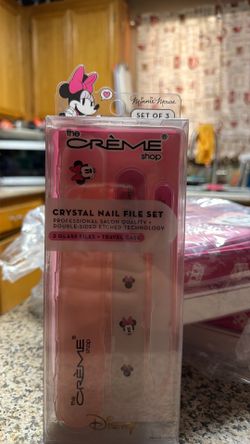 Minnie Mouse crystal nail file set