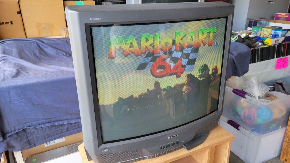Sony Trinitron 32 Inch Black CRT TV (KV-32S42) Perfect for Retro