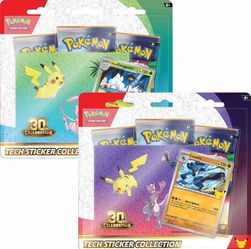 Pokémon 30th Celebration Tech Sticker Collection 2-Pack